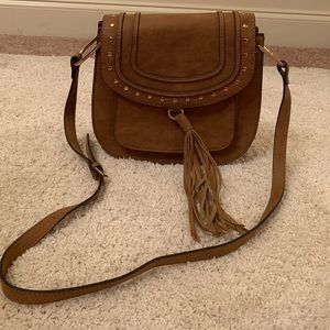 Vegan leather Suede purse